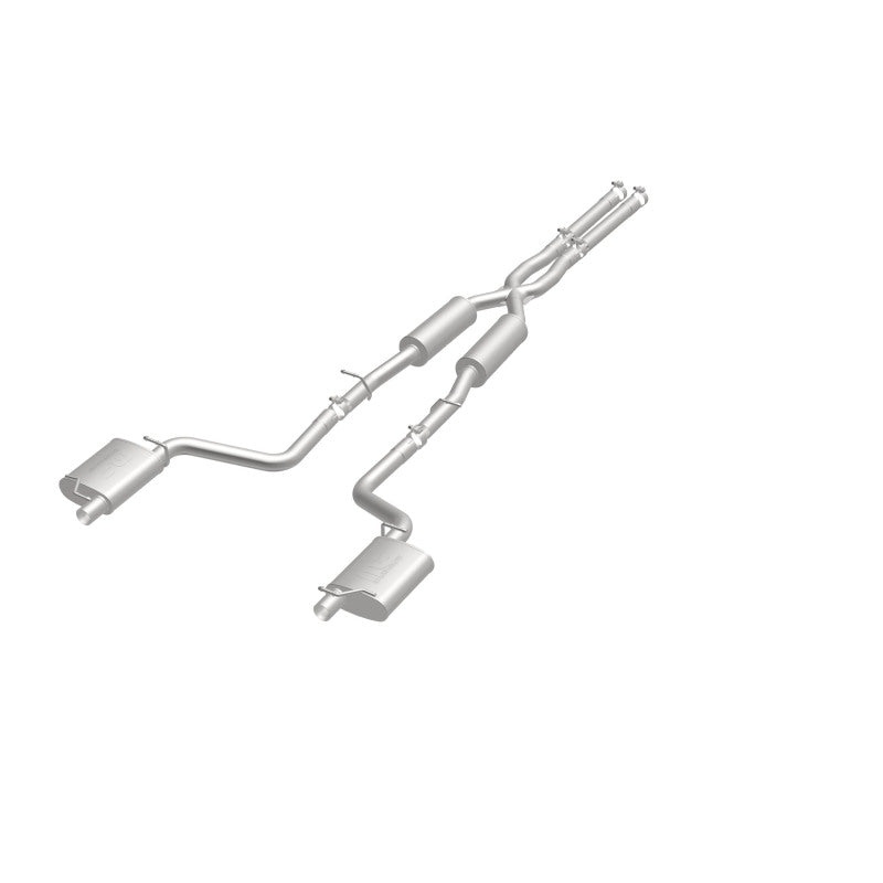 MagnaFlow Cat-Back SS 2.5 pulgadas salida trasera doble dividida (puntas OEM) 15-16 Dodge/Chrysler Charger/300 5.7L V8