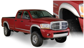 Bushwacker 02-08 Dodge Ram 1500 Fleetside Extend-A-Fender estilo bengalas 4 piezas 78.0/96.0 pulgadas cama - negro