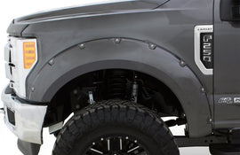 Bushwacker 18-19 Ford F-150 bengalas estilo bolsillo 4 piezas - Negro sombra