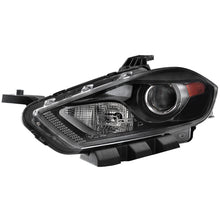Cargar imagen en el visor de la galería, xTune Dodge Dart 13-15 Driver Side Projector Headlight -OEM Left - Black HD-JH-DDART13-HID-OE-L