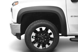 Bushwacker 2020 Chevrolet Silverado 2500 Extend-A-Fender Style Bengalas delanteras 2 piezas - Negro