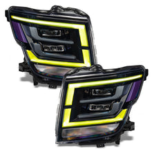 Cargar imagen en el visor de la galería, Oracle 21-22 Nissan Titan RGB+W Headlight DRL Upgrade - ColorSHIFT w/ 2.0 Controller SEE WARRANTY
