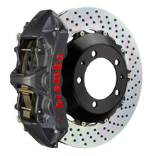 Cargar imagen en el visor de la galería, Brembo 08-16 R8 4.2/5.2 (CC Brake Eqpt) Rr GTS BBK 6Pis Cast 380x32 2pc Rotor Perforado-Negro HA