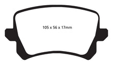 Cargar imagen en el visor de la galería, EBC 15+ Audi Q3 2.0 Turbo Pastillas de Freno Traseras Greenstuff