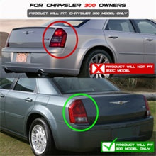 Cargar imagen en el visor de la galería, Spyder Chrysler 300 05-07 LED Tail Lights Smoke ALT-YD-CHR305-LED-SM