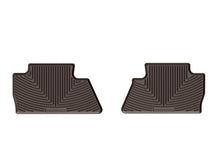 Cargar imagen en el visor de la galería, WeatherTech 2014+ Chevy Silverado Rear Rubber Mats - Cocoa (Fits 1500 Only)