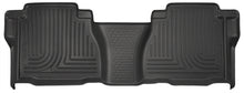Cargar imagen en el visor de la galería, Husky Liners 07-13 Toyota Tundra Crew Cab / Ext Cab WeatherBeater Revestimientos de piso para segundo asiento negro