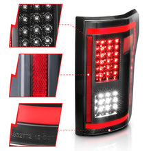 Cargar imagen en el visor de la galería, Luces traseras LED ANZO 15-17 Ford F-150 negras con secuencial