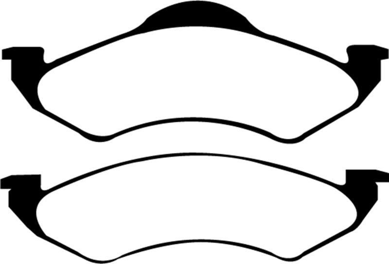 EBC 00-02 Dodge Dakota 2WD 2.5 Pastillas de freno delanteras Greenstuff