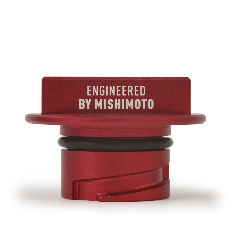 Mishimoto 05-16 Ford Mustang Hoonigan Tapa de llenado de aceite - Rojo