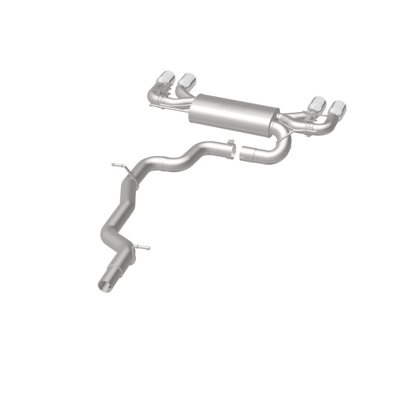 MagnaFlow Sys C/B 2015-2017 Volkswagen Golf R 3 pulgadas SS pulidas Quad Tip salida trasera dividida