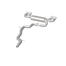 Cargar imagen en el visor de la galería, MagnaFlow Sys C/B 2015-2017 Volkswagen Golf R 3 pulgadas SS pulidas Quad Tip salida trasera dividida