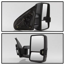 Cargar imagen en el visor de la galería, xTune Chevy Silverado 14-16 Heated Smoke LED Signal Telescoping Mirrors MIR-CSIL14S-G2-PWH-SM-SET