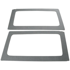 DEI 11-18 Jeep Wrangler JK Alfombrilla de 2 puertas para ventana lateral trasera - 2 piezas - Gris