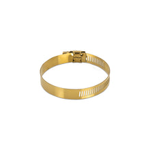 Cargar imagen en el visor de la galería, Abrazadera de engranaje helicoidal de alto par Mishimoto de 0,55 pulg.-0,1,06 pulg. (14 mm-27 mm) - Paquete de 10 - Oro