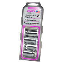 Cargar imagen en el visor de la galería, McGard SplineDrive Lug Nut (Cone Seat) 1/2-20 / 1.60in. Length (4-Pack) - Chrome (Req. Tool)