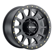 Cargar imagen en el visor de la galería, Method MR305 NV 20x9 +18mm Offset 8x6.5 130.81mm CB Matte Black Wheel