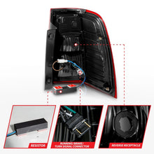 Cargar imagen en el visor de la galería, ANZO 07-17 para luces traseras LED Expedition con barra de luz, carcasa cromada, lente roja/transparente