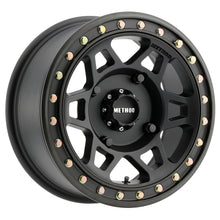Cargar imagen en el visor de la galería, Method MR405 UTV Beadlock 15x7 / 4+3/13mm Offset / 4x156 / 132mm CB Matte Black Wheel