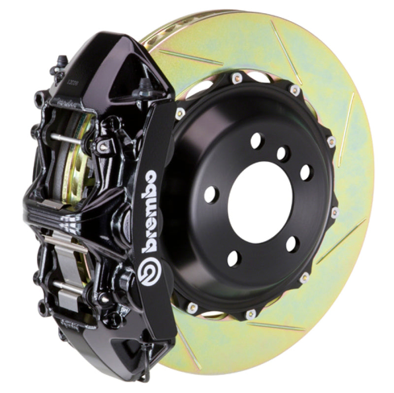 Brembo 03-07 H2 Trasero GT BBK 4 pistones fundidos 2 piezas 380x32 2 piezas rotor ranurado tipo 1-negro
