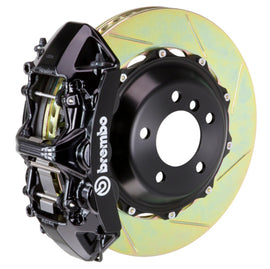 Brembo 00-02 S4/02-05 A4/06-08 A4 Delantero GT BBK 6 Pistón Fundido 355x32 2pc Rotor Ranurado Tipo 1-Negro