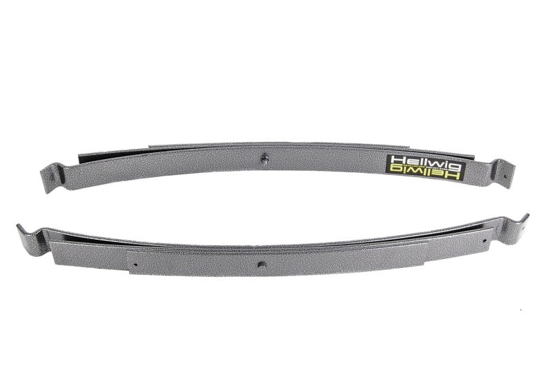 Hellwig 3/4 y 1 tonelada Load Pro: capacidad de carga de nivel de hasta 2500 lb Resorte auxiliar de 3 hojas sin kit de montaje