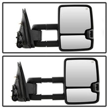 Cargar imagen en el visor de la galería, xTune Chevy Silverado 14-16 Heated Smoke LED Signal Telescoping Mirrors MIR-CSIL14S-G2-PWH-SM-SET