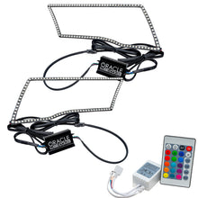 Cargar imagen en el visor de la galería, Oracle Dodge Ram Sport 09-18 LED Headlight Halo Kit - ColorSHIFT w/ Simple Controller SEE WARRANTY