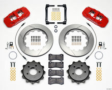 Cargar imagen en el visor de la galería, Wilwood AERO4 Rear Kit 14.25in Red 2008-2009 Pontaic G8 w/Lines