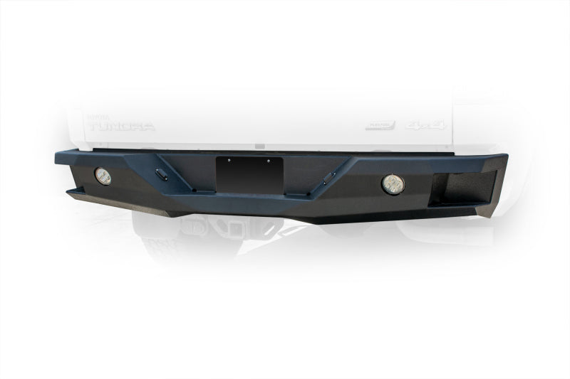 DV8 Offroad 07-13 Toyota Tundra Listo para cabrestante para parachoques trasero - Pintura en polvo negra