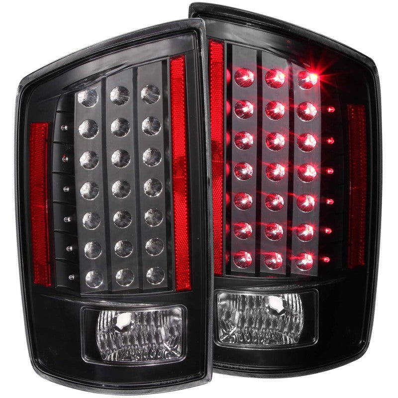 ANZO 2006-2008 Dodge Ram 1500 luces traseras LED negras