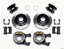 Cargar imagen en el visor de la galería, Wilwood D154 P/S Park Brake Kit Drilled 12 Bolt 2.81in Offset Staggered Shock