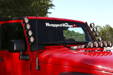 Cargar imagen en el visor de la galería, Rugged Ridge 07-18 Jeep Wrangler JK Elite Fast Track Windshield Light Bar Mount w/o Crossbar