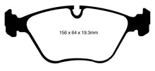 Cargar imagen en el visor de la galería, EBC 10-14 BMW X5 4.4 Twin Turbo (50) Greenstuff Front Brake Pads