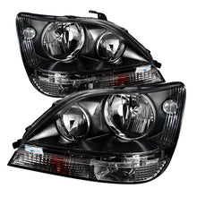 Cargar imagen en el visor de la galería, Xtune Lexus Rx300 99-03 Halogen Only (Bulbs Not Included) Crystal Headlights Black PRO-JH-LRX99-BK
