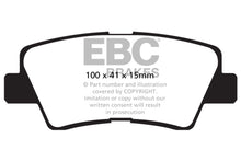 Cargar imagen en el visor de la galería, EBC 09-11 Hyundai Azera 3.3 Redstuff Rear Brake Pads