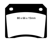 Cargar imagen en el visor de la galería, EBC 67-74 Ac 428 7.0 Pastillas de Freno Traseras Redstuff