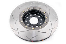 Cargar imagen en el visor de la galería, DBA 17+ Honda Civic Type R 5000 Totalmente ensamblado Sombrero de rotor negro de 2 piezas T3 ranurado 350 mm x 32 mm