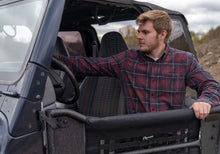 Cargar imagen en el visor de la galería, Rampage 1997-2006 Jeep Wrangler(TJ) Puertas tubulares de 2 puertas con red, color negro