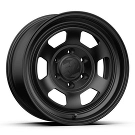 quince52 Patrol HD 17x8.5 6x135 0mm ET 87.1 Rueda negra de asfalto con orificio central
