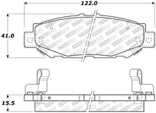 Cargar imagen en el visor de la galería, StopTech 92-00 Lexus GS300 Street Select Rear Brake Pads