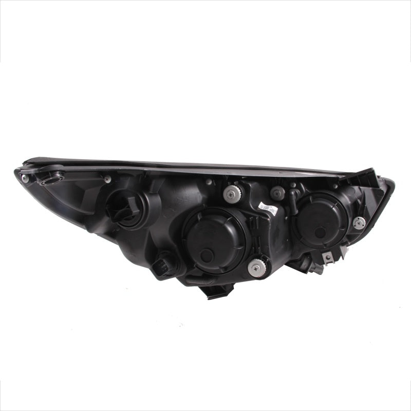 ANZO 2011-2013 Kia Sorento Faros delanteros con proyector con halo negro (CCFL)