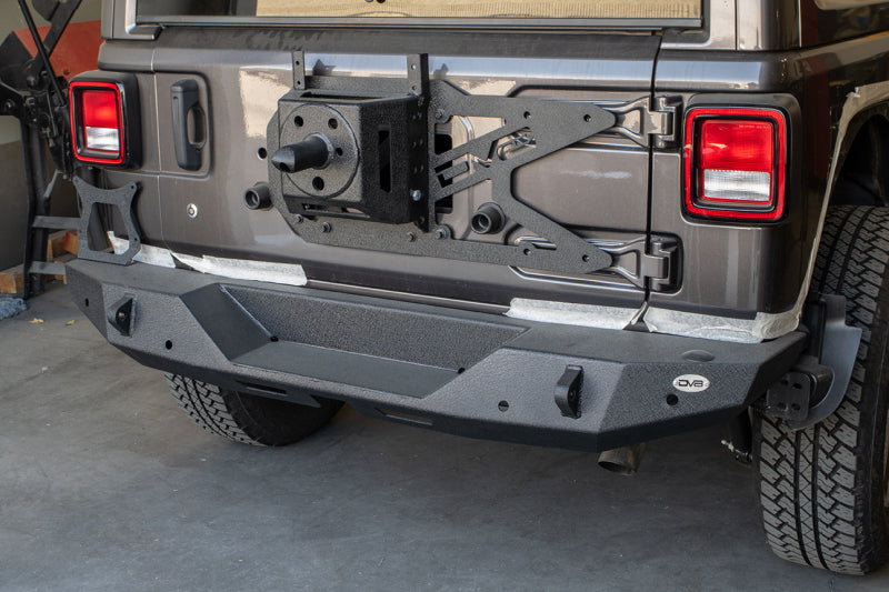 DV8 Offroad 2018+ Jeep Wrangler JL Portador de neumáticos montado en el portón trasero