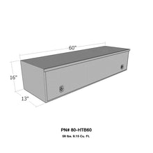 Cargar imagen en el visor de la galería, Westin/Brute HD Top Sider 13in x 60in w/flip up Door - Aluminum