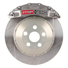 Load image into Gallery viewer, StopTech 10-16 Hyundai Genesis Coupe Front BBK - ST-60 Caliper Silver / 2pc Slotted 355x32mm Rotor