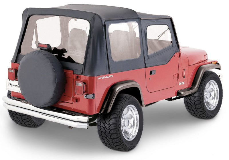 Rampage 1976-1983 Jeep CJ5 Parte superior completa - Denim negro