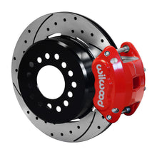 Cargar imagen en el visor de la galería, Wilwood D154 P/S P-B Kit Drilled-Red New Big Ford 2.50in Off Staggerd Mount