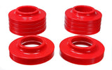 Aisladores de resorte para Jeep Energy Suspension - Rojo