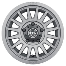Cargar imagen en el visor de la galería, ICON Recon SLX 18x9 6x135 BP 6mm Offset 5.25in BS 87.1mm Hub Bore Charcoal Wheel