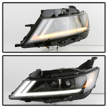 Cargar imagen en el visor de la galería, xTune 14-18 Chevy Impala (Excl Limited) DRL Halogen Proj Headlights - Blk (PRO-JH-CIM15-LB-BK)